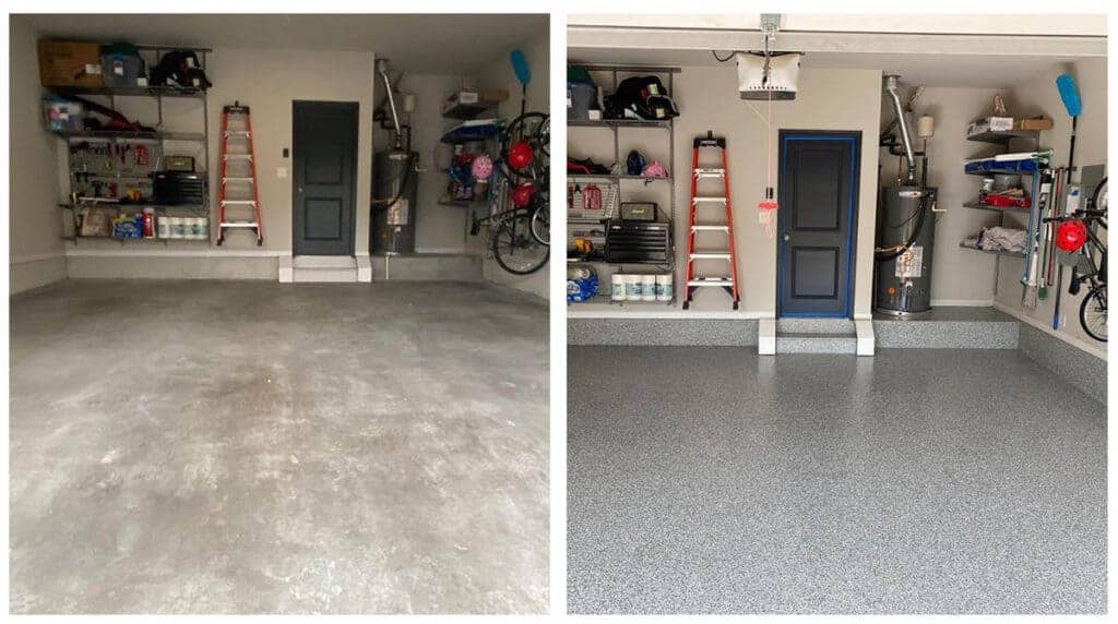 Professional epoxy installation results